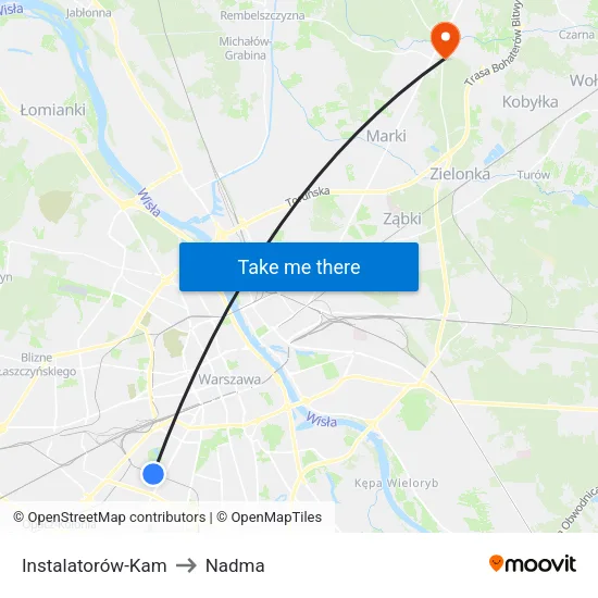 Instalatorów - Kam to Nadma map