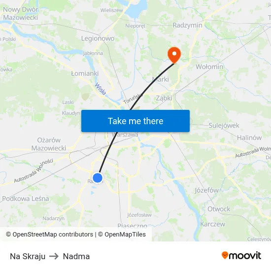 Na Skraju to Nadma map