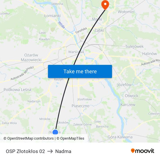 OSP Złotokłos 02 to Nadma map