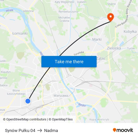 Synów Pułku 04 to Nadma map