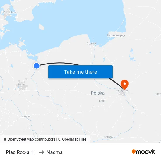 Plac Rodła 11 to Nadma map