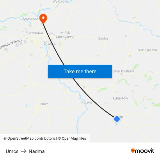 Umcs to Nadma map