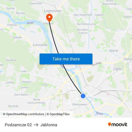 Podzamcze 02 to Jabłonna map