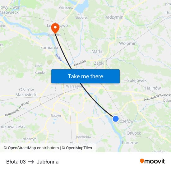 Błota 03 to Jabłonna map