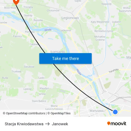 Stacja Krwiodawstwa to Janowek map