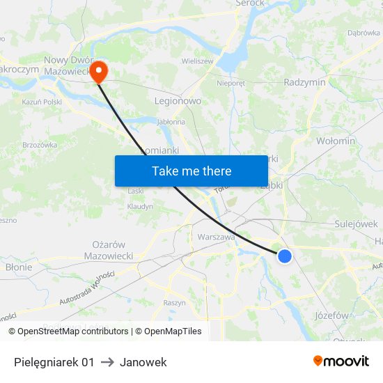 Pielęgniarek 01 to Janowek map