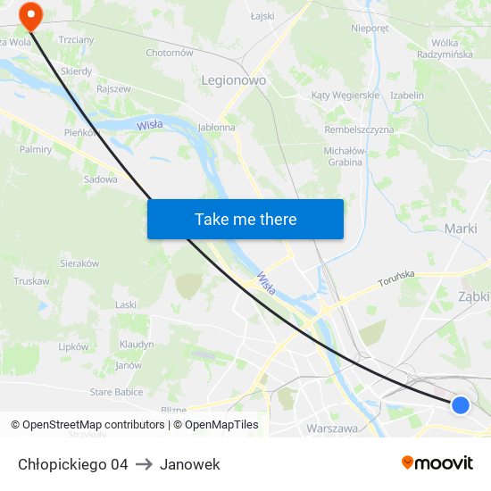 Chłopickiego 04 to Janowek map