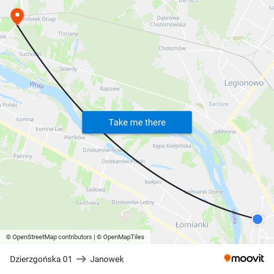 Dzierzgońska 01 to Janowek map