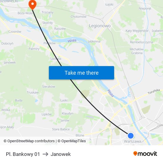 Pl. Bankowy 01 to Janowek map