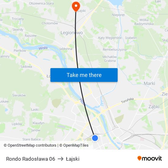 Rondo „Radosława” to Łajski map