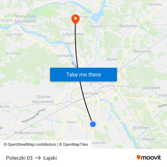 Poleczki 03 to Łajski map