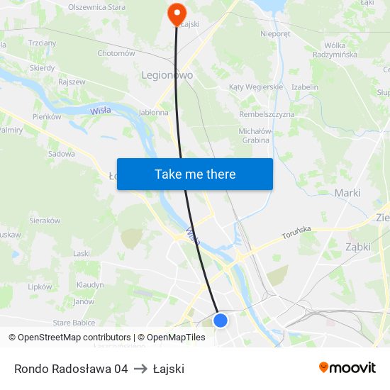 Rondo Radosława 04 to Łajski map