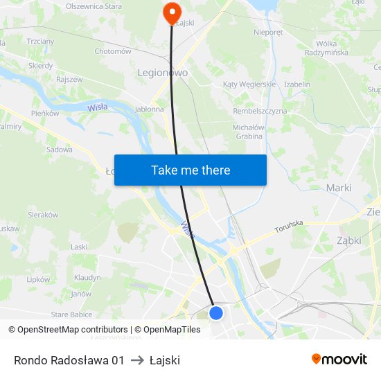 Rondo „Radosława” to Łajski map