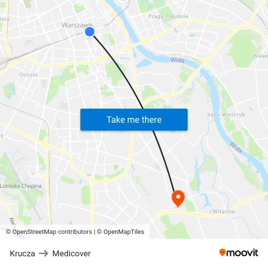 Krucza to Medicover map