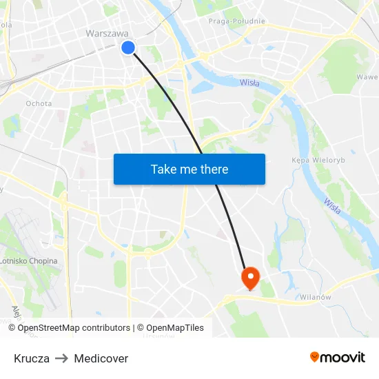 Krucza to Medicover map