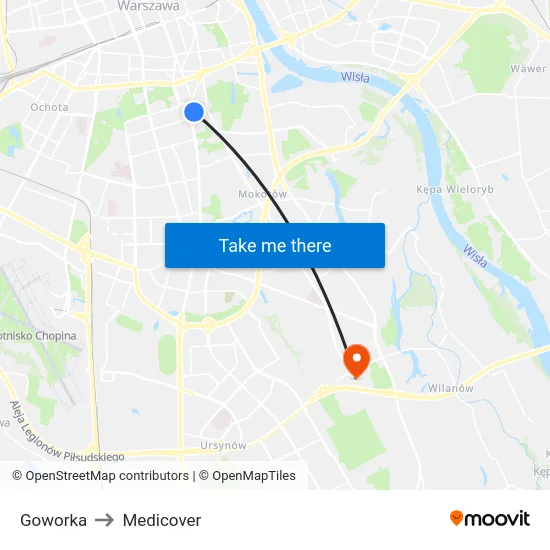Goworka to Medicover map