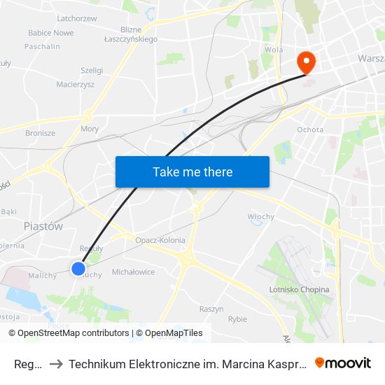 Reguły to Technikum Elektroniczne im. Marcina Kasprzaka nr 36 map