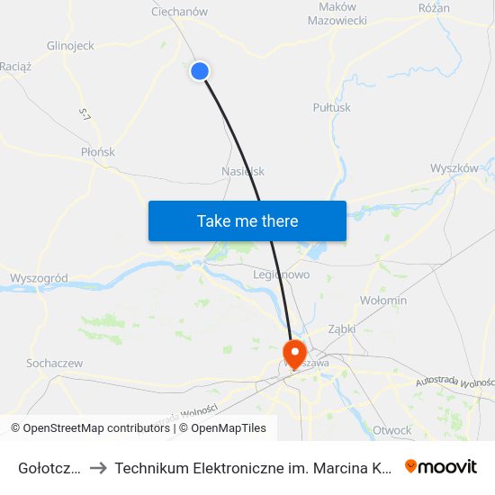 Gołotczyzna to Technikum Elektroniczne im. Marcina Kasprzaka nr 36 map