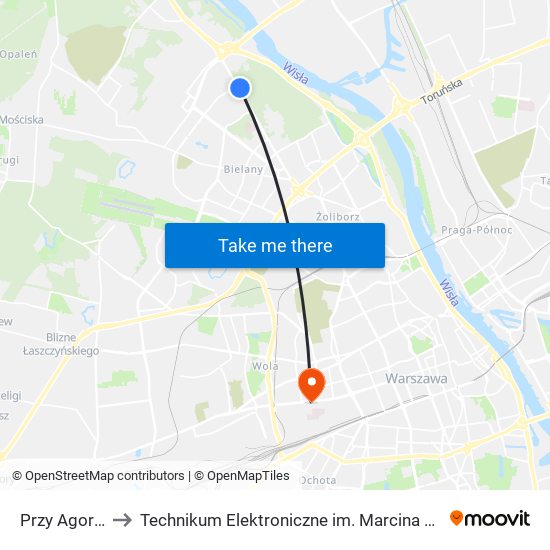 Przy Agorze 03 to Technikum Elektroniczne im. Marcina Kasprzaka nr 36 map