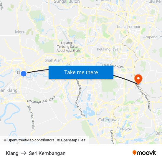 Klang to Klang map