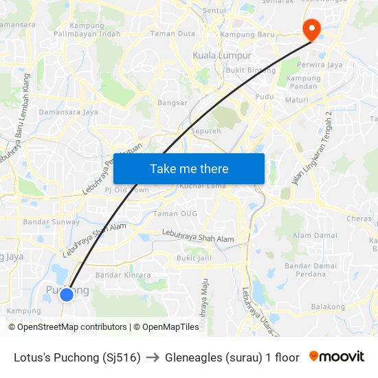 Lotus's Puchong (Sj516) to Gleneagles (surau) 1 floor map