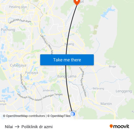 Nilai to Poliklinik dr azmi map