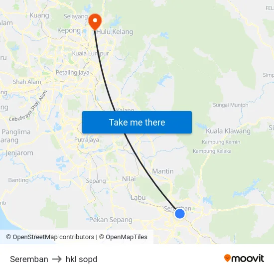 Seremban to hkl sopd map
