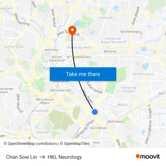 Chan Sow Lin to HKL Neurology map