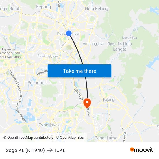 Sogo KL (Kl1940) to IUKL map