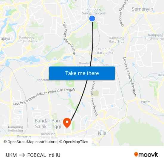 UKM to FOBCAL Inti IU map