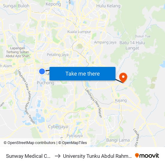 Sunway Medical Centre (Smc), Entrance to University Tunku Abdul Rahman (Utar) Sungai Long Campus map