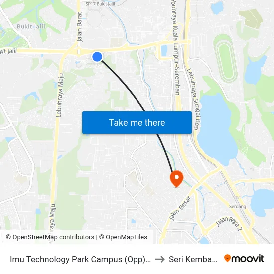 Imu Technology Park Campus (Opp) (Kl2007) to Seri Kembangan map