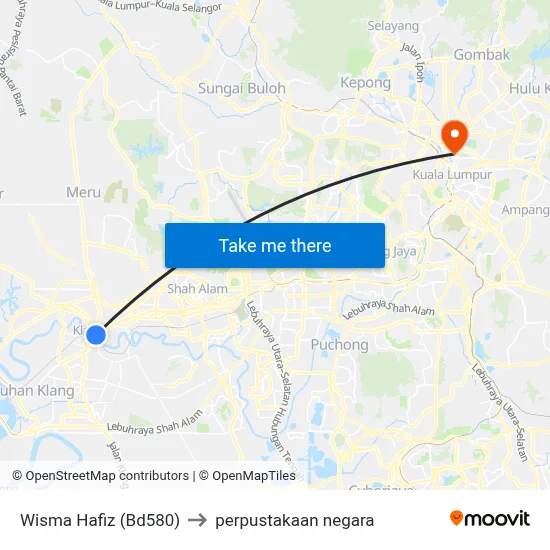 Wisma Hafiz (Bd580) to perpustakaan negara map