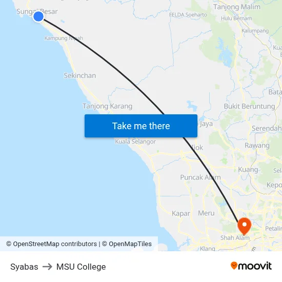 Syabas to MSU College map