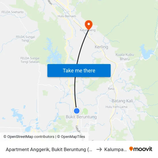 Apartment Anggerik, Bukit Beruntung (Hs41) to Kalumpang map
