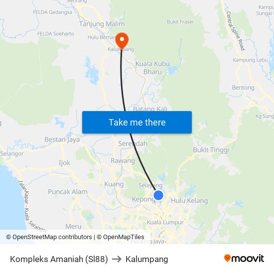 Kompleks Amaniah (Sl88) to Kalumpang map