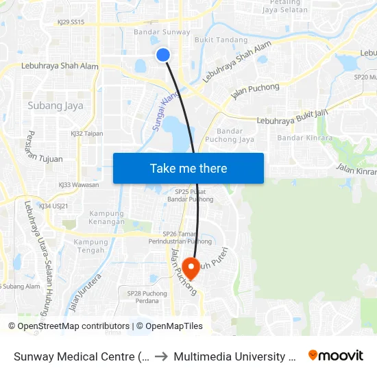 Sunway Medical Centre (Smc), Entrance to Multimedia University MMU Cyberjaya map