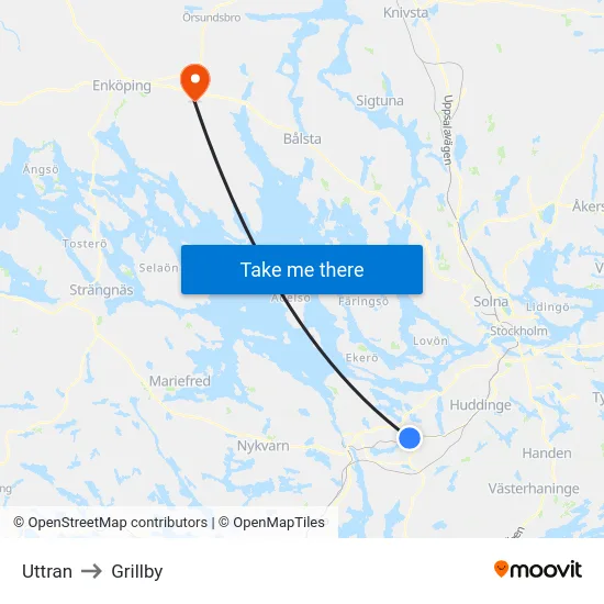 Uttran to Grillby map