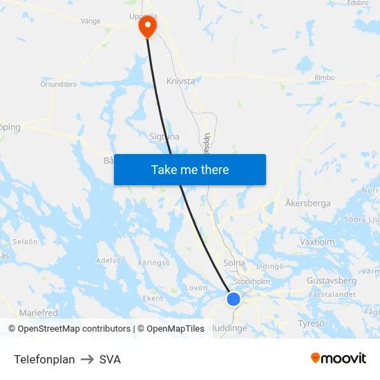 Telefonplan to SVA map