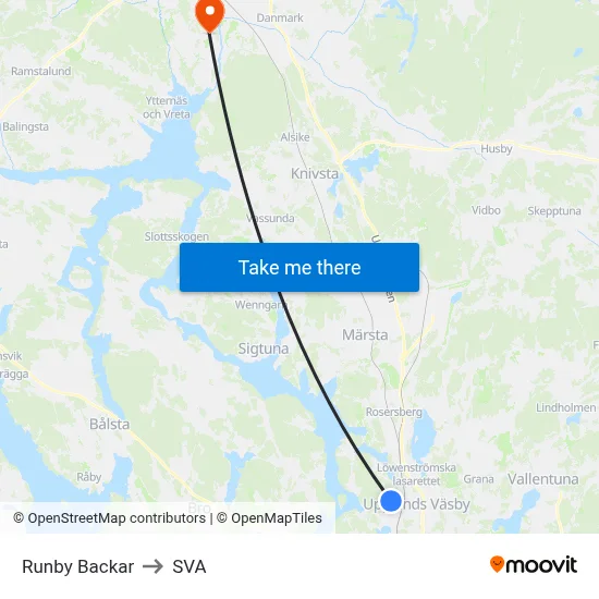 Runby Backar to SVA map