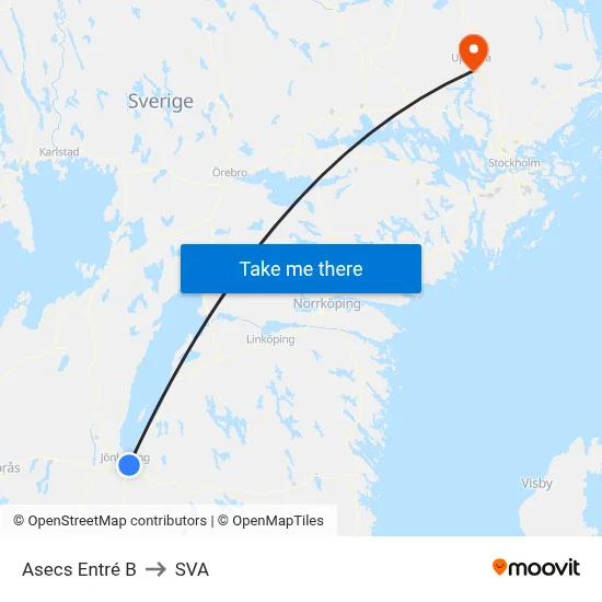 Asecs Entré B to SVA map