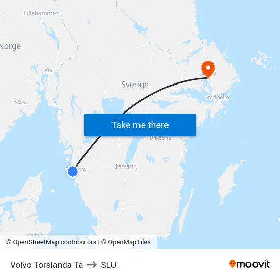 Volvo Torslanda Ta to SLU map