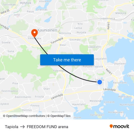 Tapiola to FREEDOM FUND arena map