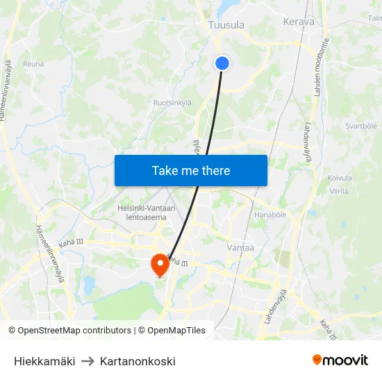 Sand Hill to Manor Rapids map
