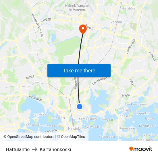 Hattula Road to Manor Rapids map