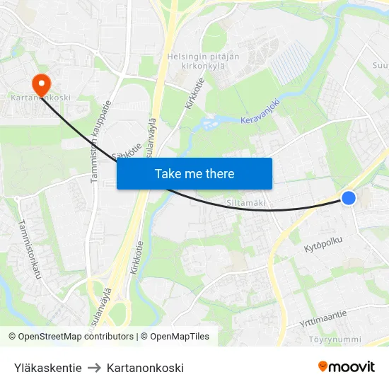 Upper Kaski Road to Manor Rapids map