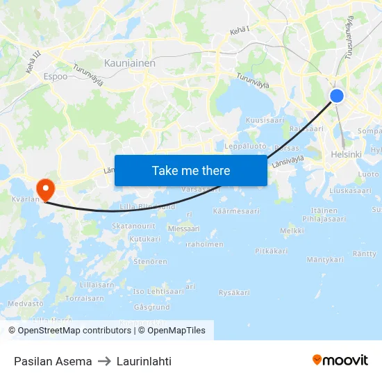 Pasilan Asema | 🚆🛍🏨 to Laurinlahti map