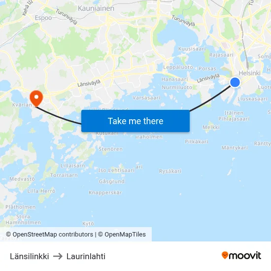 West Link to Laurinlahti map