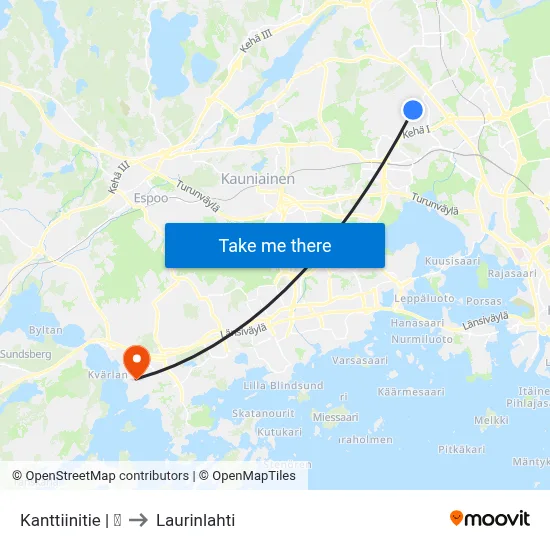 Kanttiinitie | 🌳 to Laurinlahti map