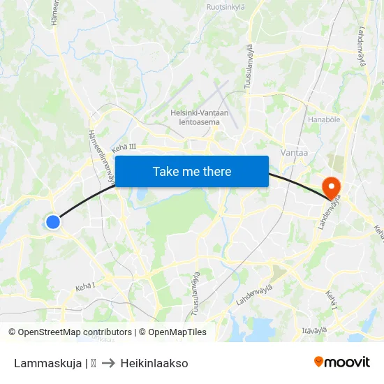 Lammaskuja | 🛒 to Heikinlaakso map